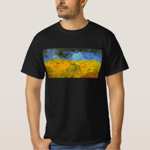 Camiseta Campo de trigo con cuervos de Vincent van Gogh