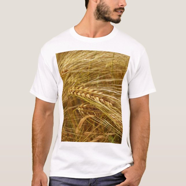 Camiseta Campo de trigo. ¡Es hora de cosecha! (Anverso)