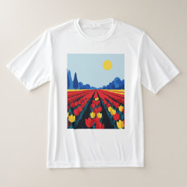 Camiseta Campo de tulipanes