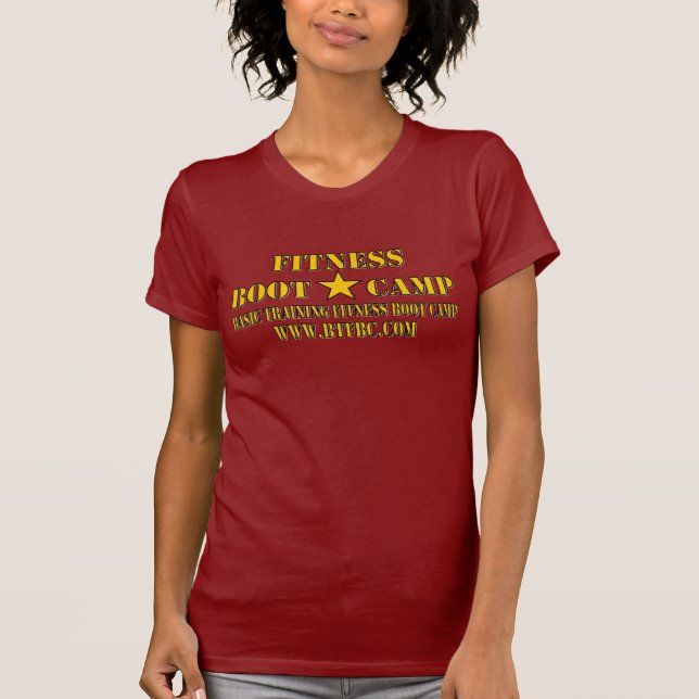 Camiseta Campo del Bot de la aptitud de la formación básica (Anverso)