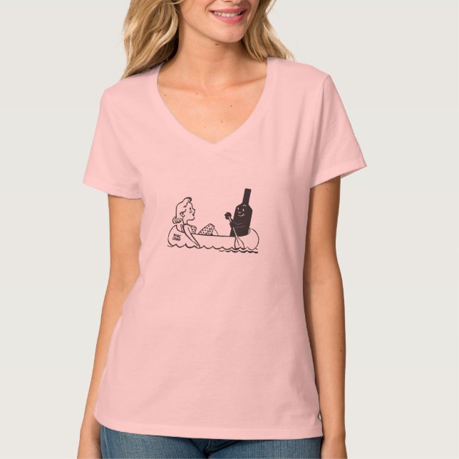 Camiseta Campo del vino de la canoa (Anverso)