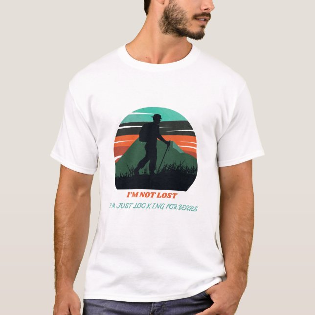 Camiseta Campo en negrita. Llevar Wild. - Tees de camping N (Anverso)