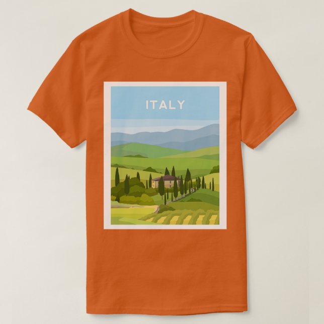 Camiseta Campo italiano (Diseño del anverso)