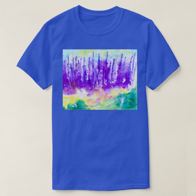Camiseta Campo Lavender (Diseño del anverso)
