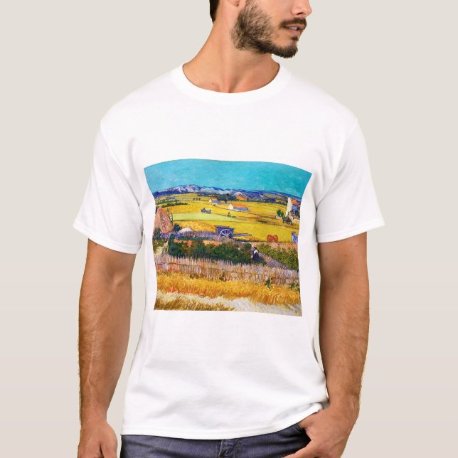 Camiseta Campo otoñal, Van Gogh (Anverso)