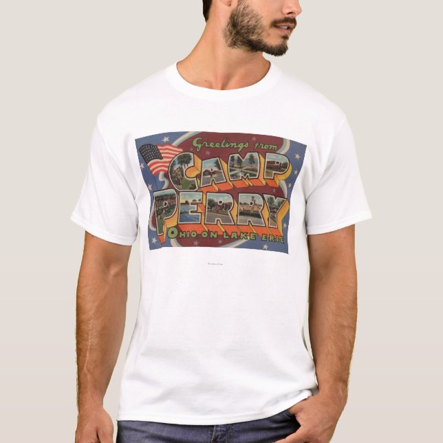 Camiseta Campo Perry, Ohio - el lago Erie (Anverso)