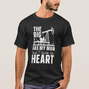Camiseta Campo petrolífero de extracción hidráulica de la p