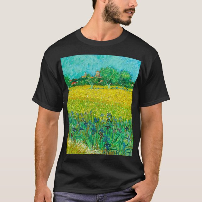 Camiseta Campo Van Gogh con irlandeses cerca de Arles (Anverso)