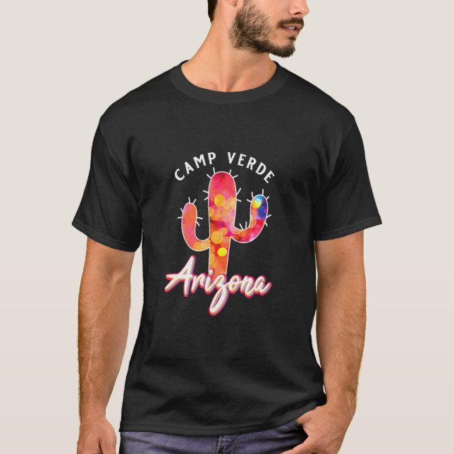 Camiseta Campo Verde Arizona Uu Deert Cactus Vacation Souv (Anverso)