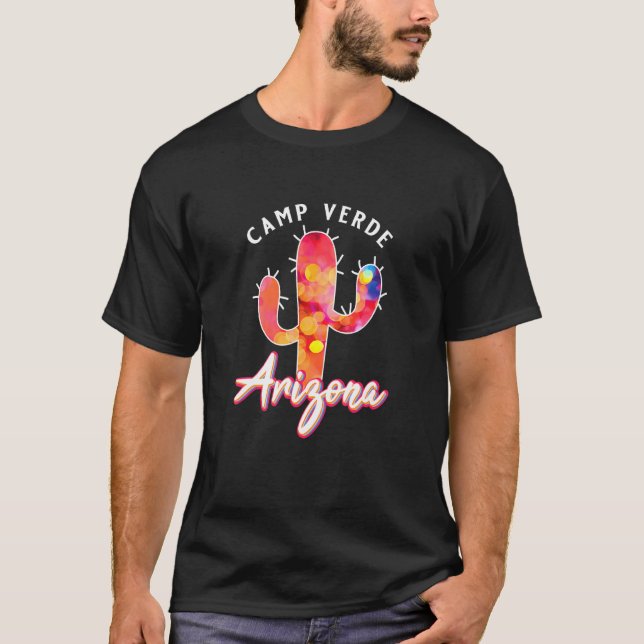 Camiseta Campo Verde Arizona Uu Deert Cactus Vacation Souv (Anverso)
