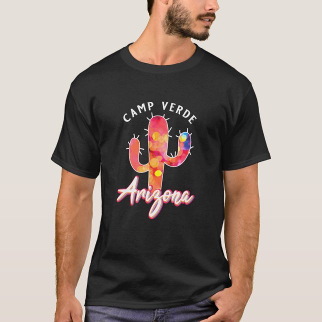 Camiseta Campo Verde Arizona Uu Deert Cactus Vacation Souv (Anverso)