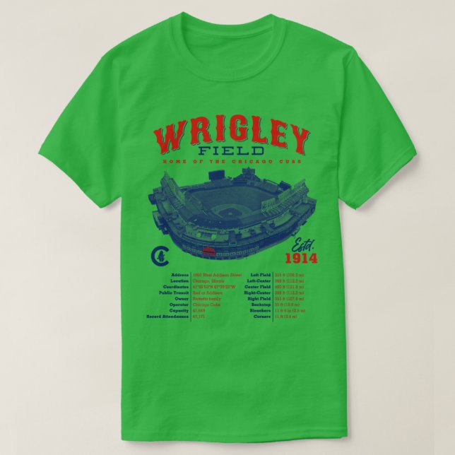 Camiseta Campo Wrigley (Diseño del anverso)