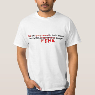 Camiseta Campos de concentración del FEMA