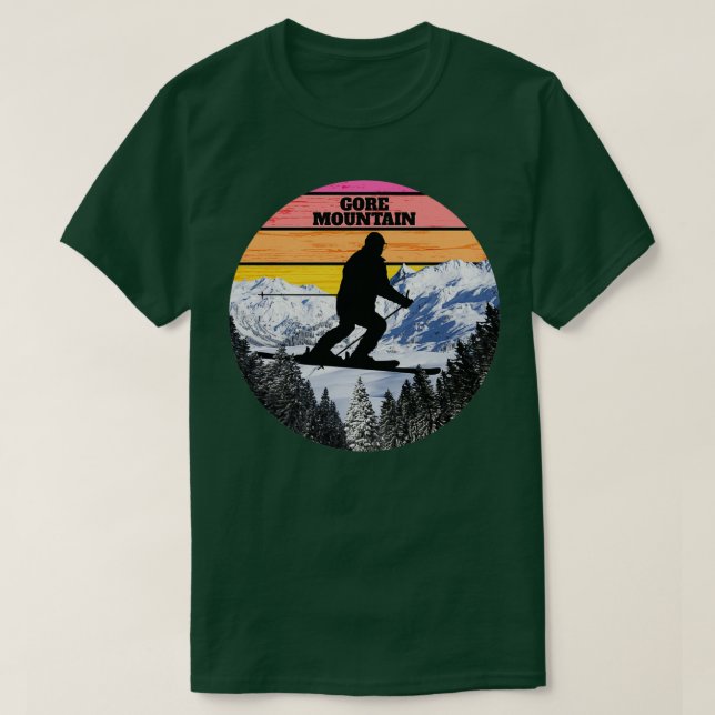 Camiseta Campos de esquí de la montaña Snow Ski Gore New Yo (Diseño del anverso)