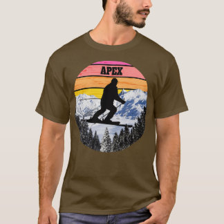 Camiseta Campos de esquí de nieve Apex esquí Canadá