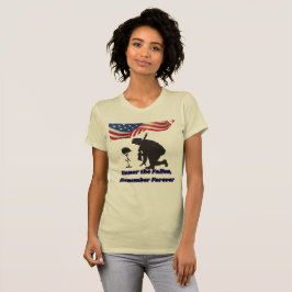 Camiseta Campos de honor silenciosos crema