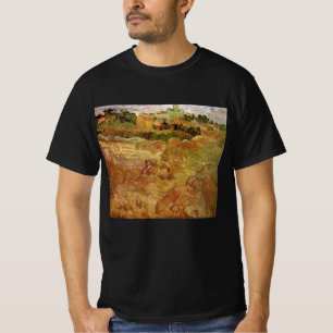 Camiseta Campos de trigo con Auvers de Vincent van Gogh