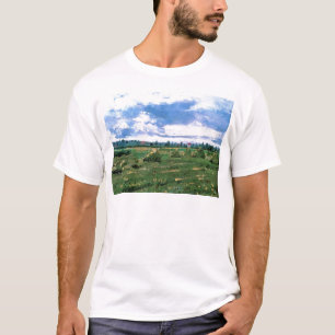 Camiseta Campos de trigo con pilas, Vincent van Gogh