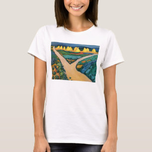 Camiseta Campos de Verduras de August Macke, Arte Antiguo F