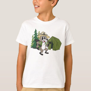 Camiseta Campout americano de Rick el   del guardabosques