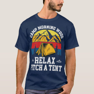Camiseta Camps Madera Relax Pitch A Tent Funny Camper