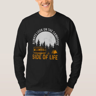 Camiseta Campside De La Vida Divertido Senderismo Y Camping