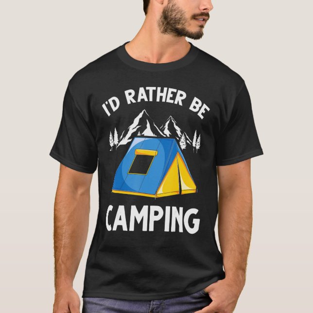 Camiseta Campsite Camper Camping Funny Camping (Anverso)