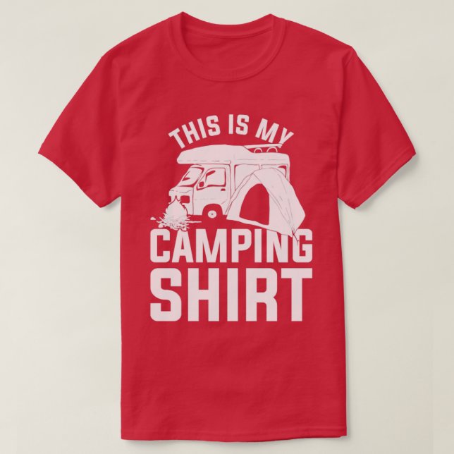 Camiseta Campsite Wildlife Caravan Natural Camper Ca al air (Diseño del anverso)