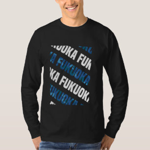 Camiseta Camuflaje azul Fukuoka Camo Pattern
