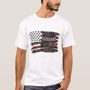 Camiseta Camuflaje bandera Día del Padre, protector de papá