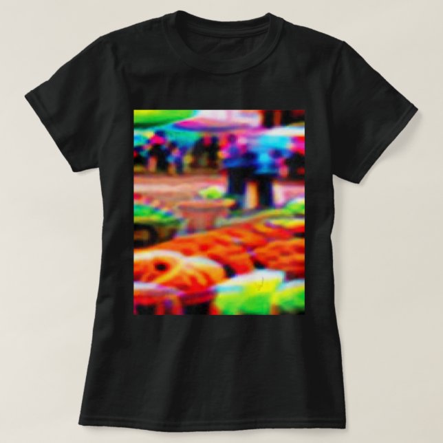 Camiseta Camuflaje Contra Reconocimiento Facial Contrario I (Diseño del anverso)