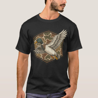 Camiseta Camuflaje de caza de pato silbón para niños y homb