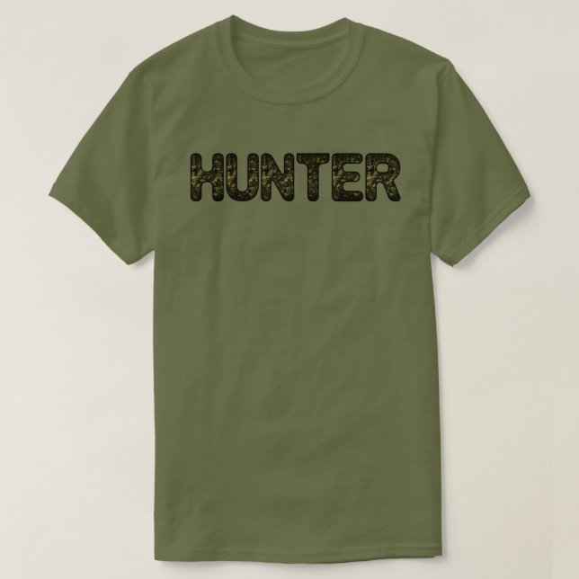 Camiseta Camuflaje de cazador  (Diseño del anverso)
