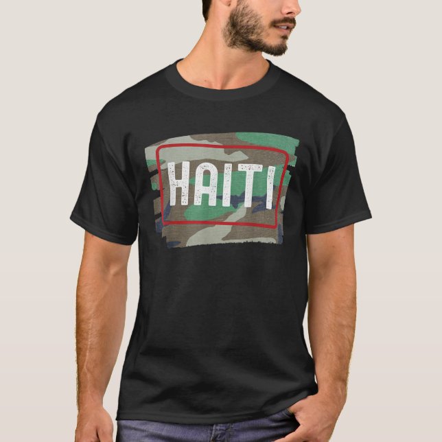 Camiseta Camuflaje de Haití (Anverso)