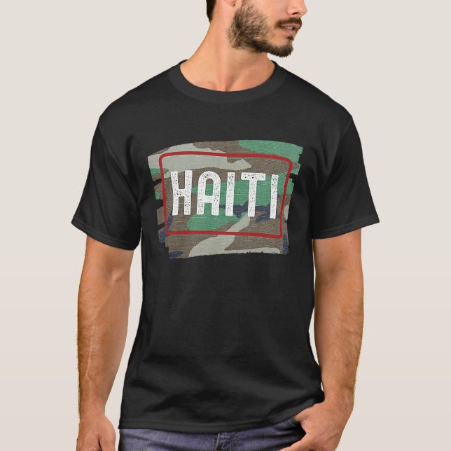 Camiseta Camuflaje de Haití (Anverso)