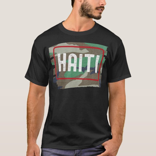 Camiseta Camuflaje de Haití 1 (Anverso)