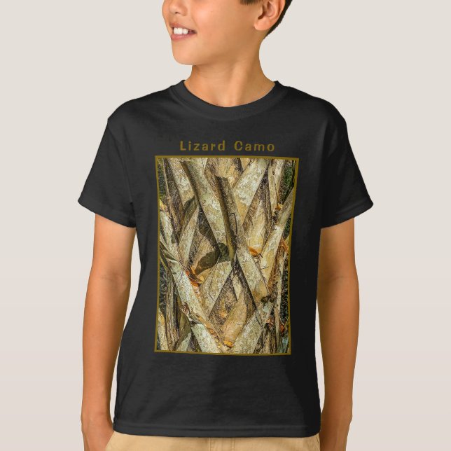 Camiseta Camuflaje de lagarto  (Anverso)