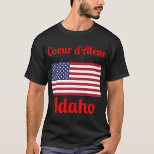 Camiseta Camuflaje de pesca bandera americana pescador