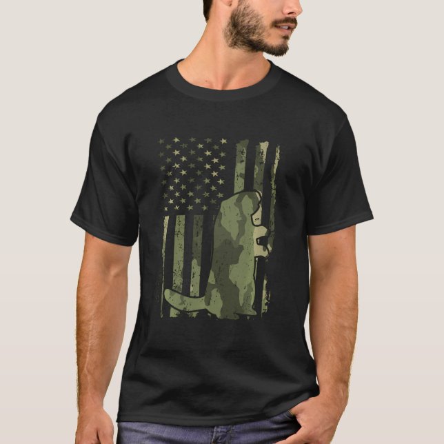 Camiseta Camuflaje del Día de la Marmota 2023 Bandera estad (Anverso)