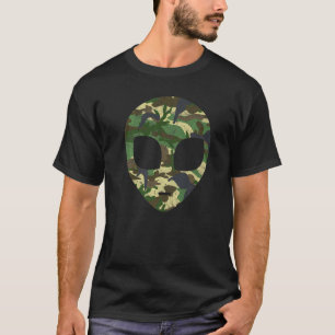 Camiseta Camuflaje del espacio exterior de la cabeza de Cam