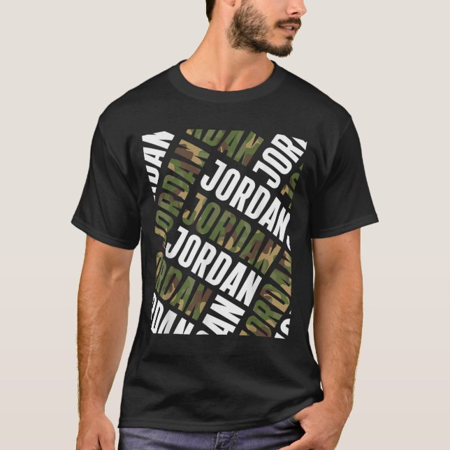 Camiseta Camuflaje del patrón de patrón de martillo diagona (Anverso)
