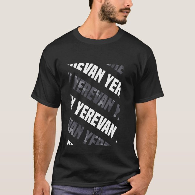 Camiseta Camuflaje gris del patrón de camo de Ereván (Anverso)