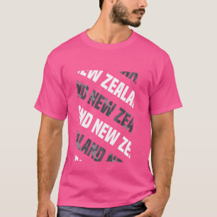 Camiseta Camuflaje gris del patrón de camo de Nueva Zelanda