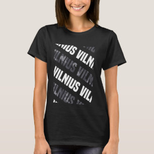 Camiseta Camuflaje gris del patrón Vilnius Camo