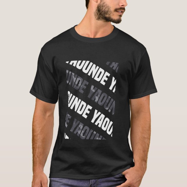 Camiseta Camuflaje gris del patrón Yaounde Camo (Anverso)