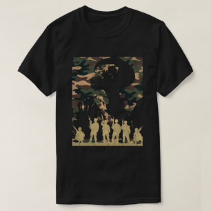 Camiseta Camuflaje Militar de Soldados