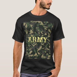 Camiseta Camuflaje militar verde