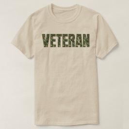 Camiseta Camuflaje Militar Veterano