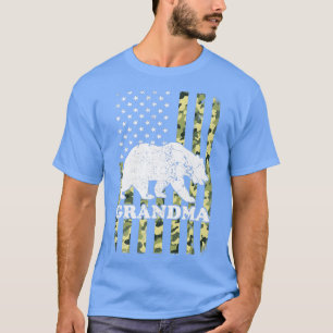Camiseta Camuflaje para caminatas en el oso de las abuelas 