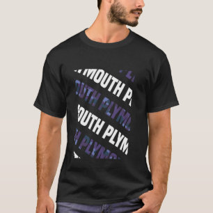 Camiseta Camuflaje púrpura del patrón de camo de Plymouth